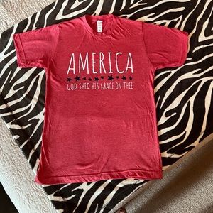 America God She’s His Grace on Thee Tshirt